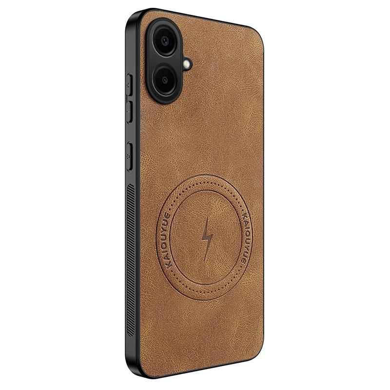 For Samsung A07 Luxury Matte Cortex Leather Phone Case  For Samsung Galaxy A07 Shockproof Silicone Magnetic Protection Cover