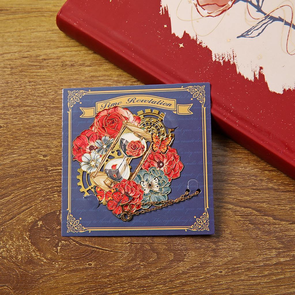 Metal Pendant Bookmark Steampunk Hollow Metal Bookmark Floral Decorative Bookmark Vintage For Graduation Gifts Journals