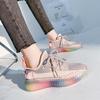 Women's Flyknit Korean-Style Spring 2026 Breathable Fashion Running Shoes