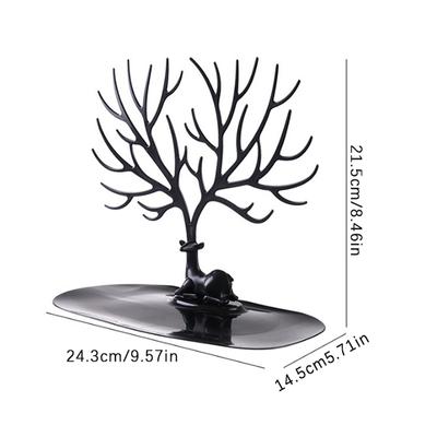 Schmuck Display Stand Tablett Baum Lagerung Racks Ohrringe Halsketten Ringe Schmuck Boxen Fall Desktop-Organizer Halter Make-Up Dekor
