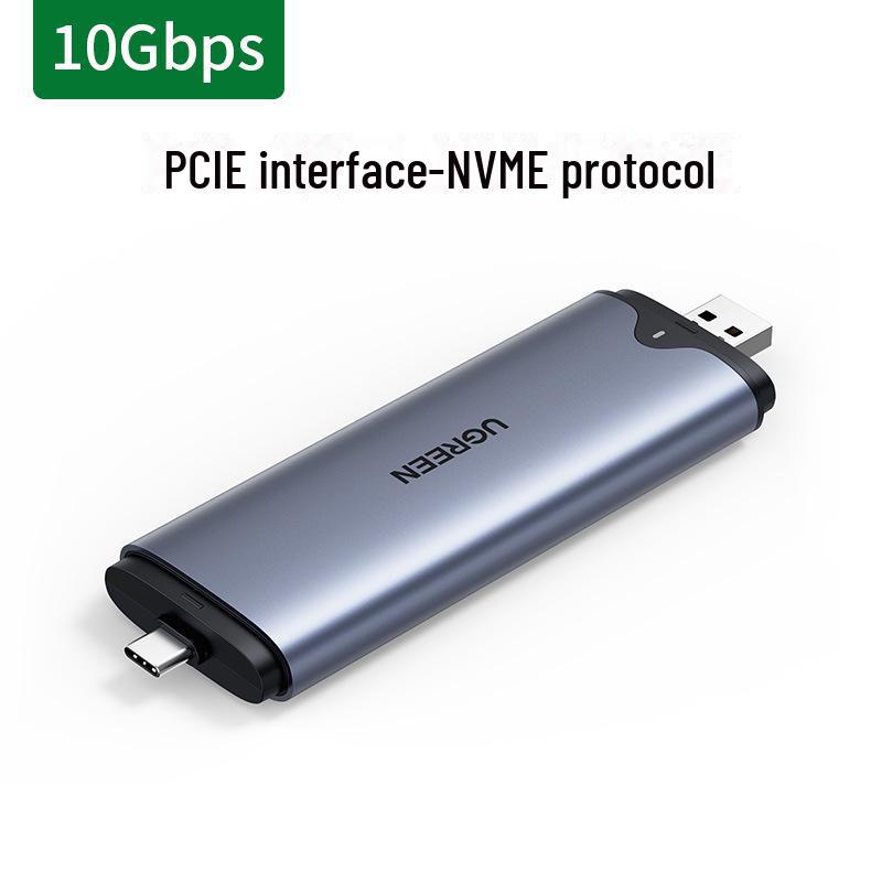 Greenlink USB 3.1 kovový M.2 SSD box - kompatibilní s NVMe/NGFF/SATA