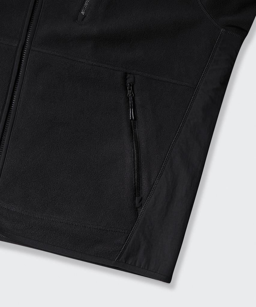 Musinsa Standard [City Leisure] Polar Fleece V-Neck Jacket [Black]