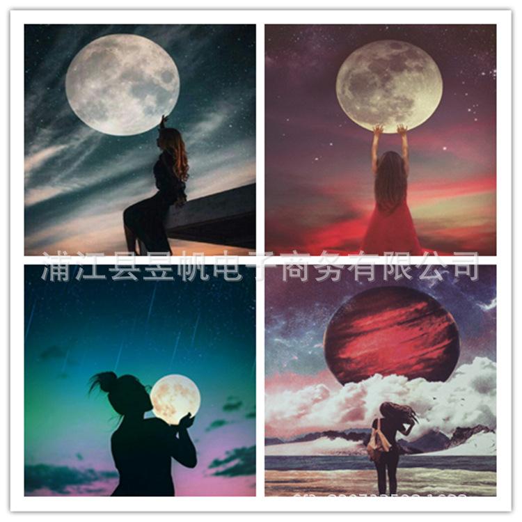 

DIY 5D Полный Круглый Дрель Алмазная Картина Вышивка Крестом Комплект Главная Стена Декор Ремесло