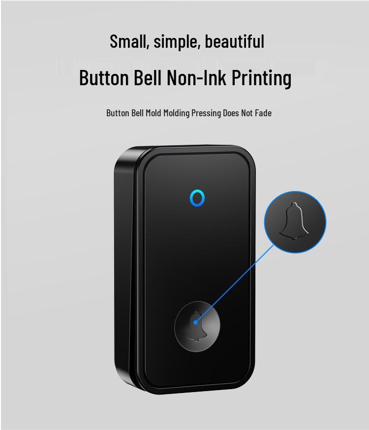Wireless Self-Powered Waterproof Doorbell with Ultra-Long Range and Remote Control for Elderly.