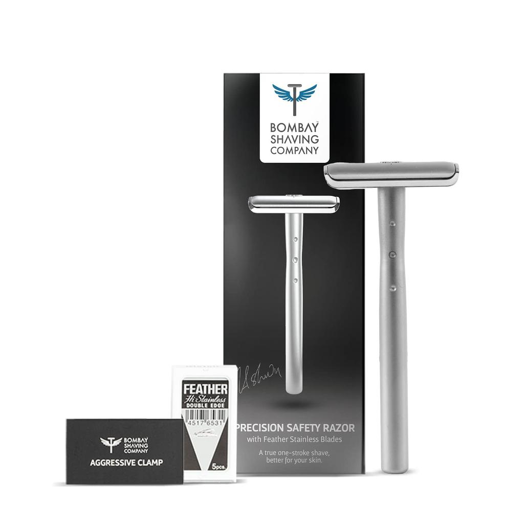 Bombay Shaving Co Silver Precision Safety Razor For Men