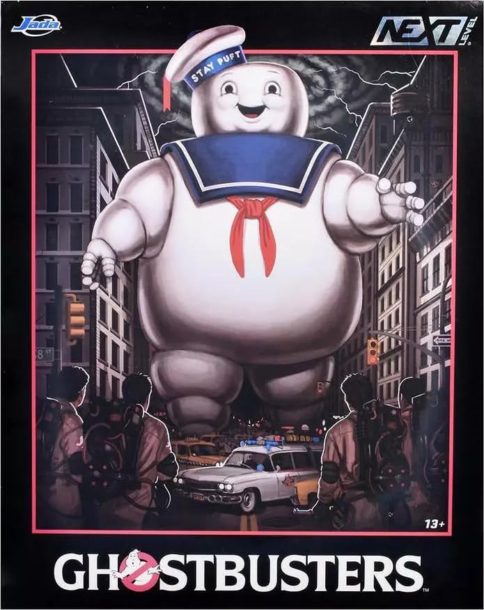 JADA TOYS Nano Ghostbusters Marshmallow Man Nano Hollywood Stay Puft and & Ecto-1 Ecto-1 [Item]
