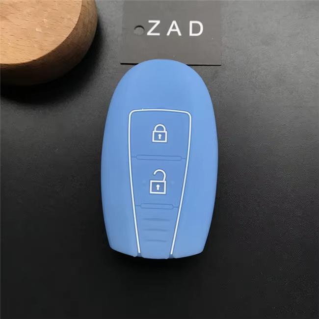 ZAD silicone key fob cover case hood skin protect holder for SUZUKI Swift Sport SX4 SCORSS grand vitara remote car accessori
