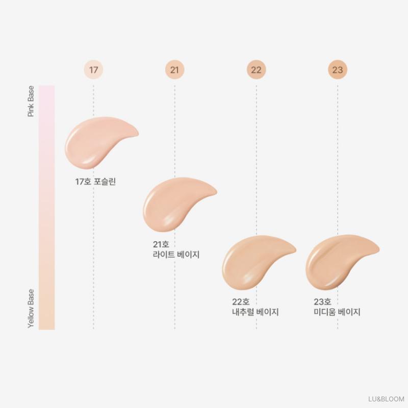 GIVERNY High Fit Signature Foundation 30ml SPF45 PA++ (+Free gift)