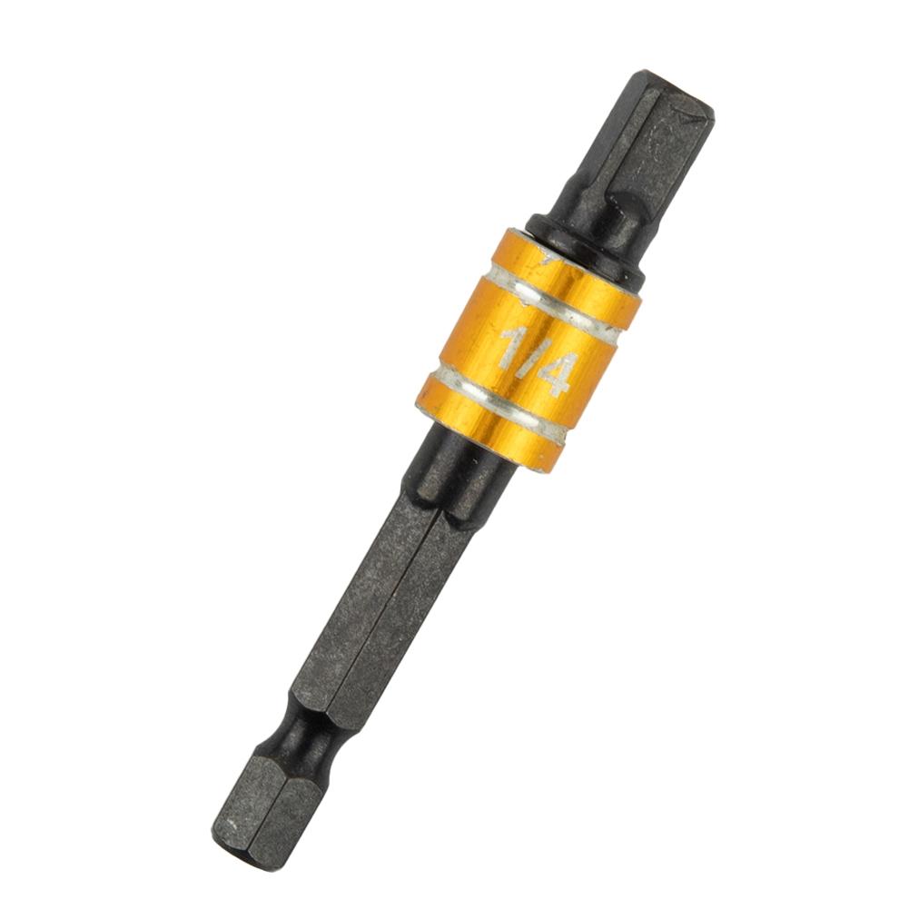 Adaptor Soclu Oțel Crom Vanadiu Negru Bară Extensie Burghiu