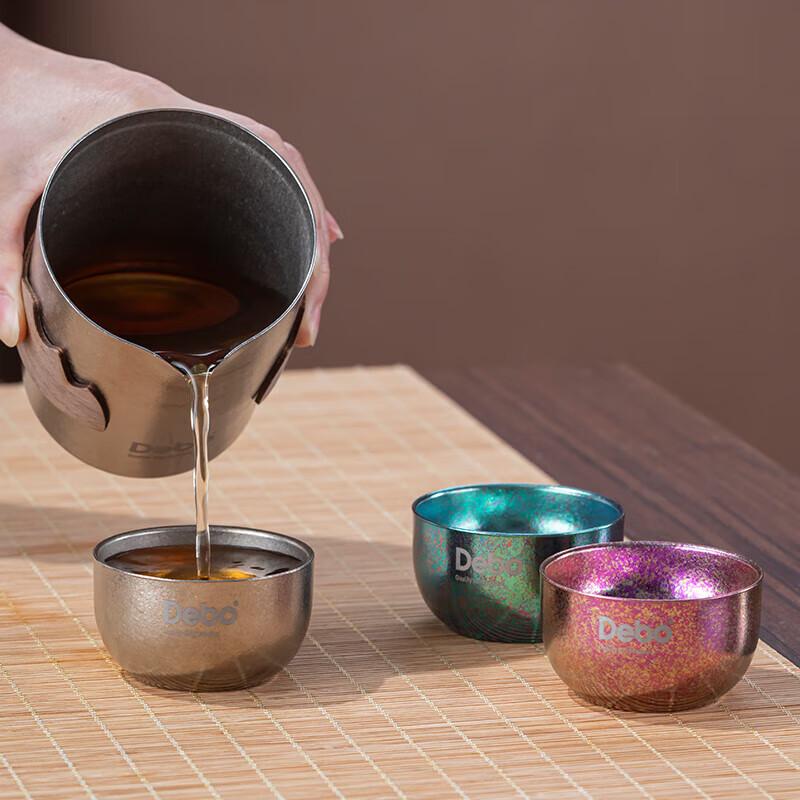 Debo Pure Titanium Portable Travel Tea Set