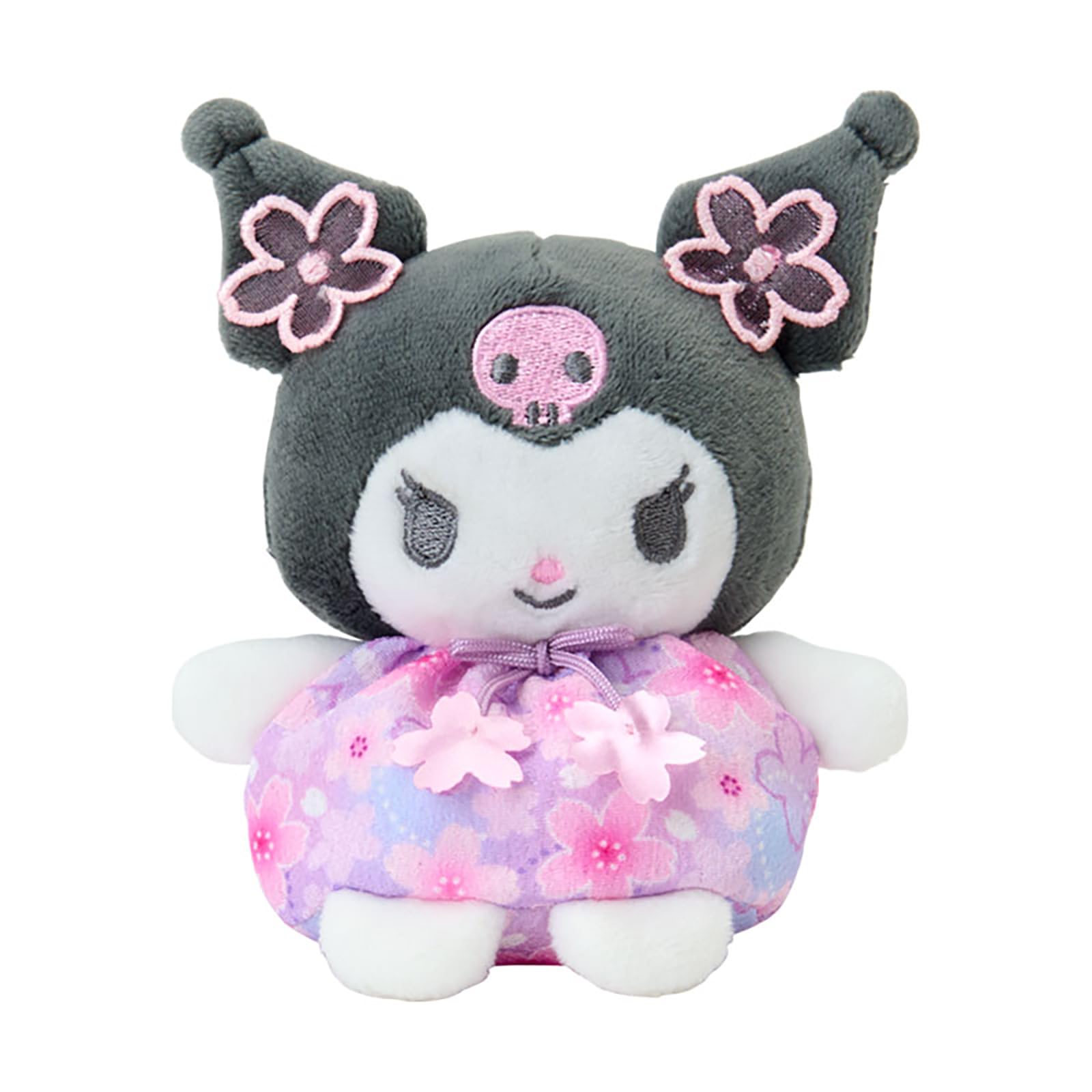 Sanrio Hand Doll Ages 3 and 668681 (Sakura) Kuromi, up,