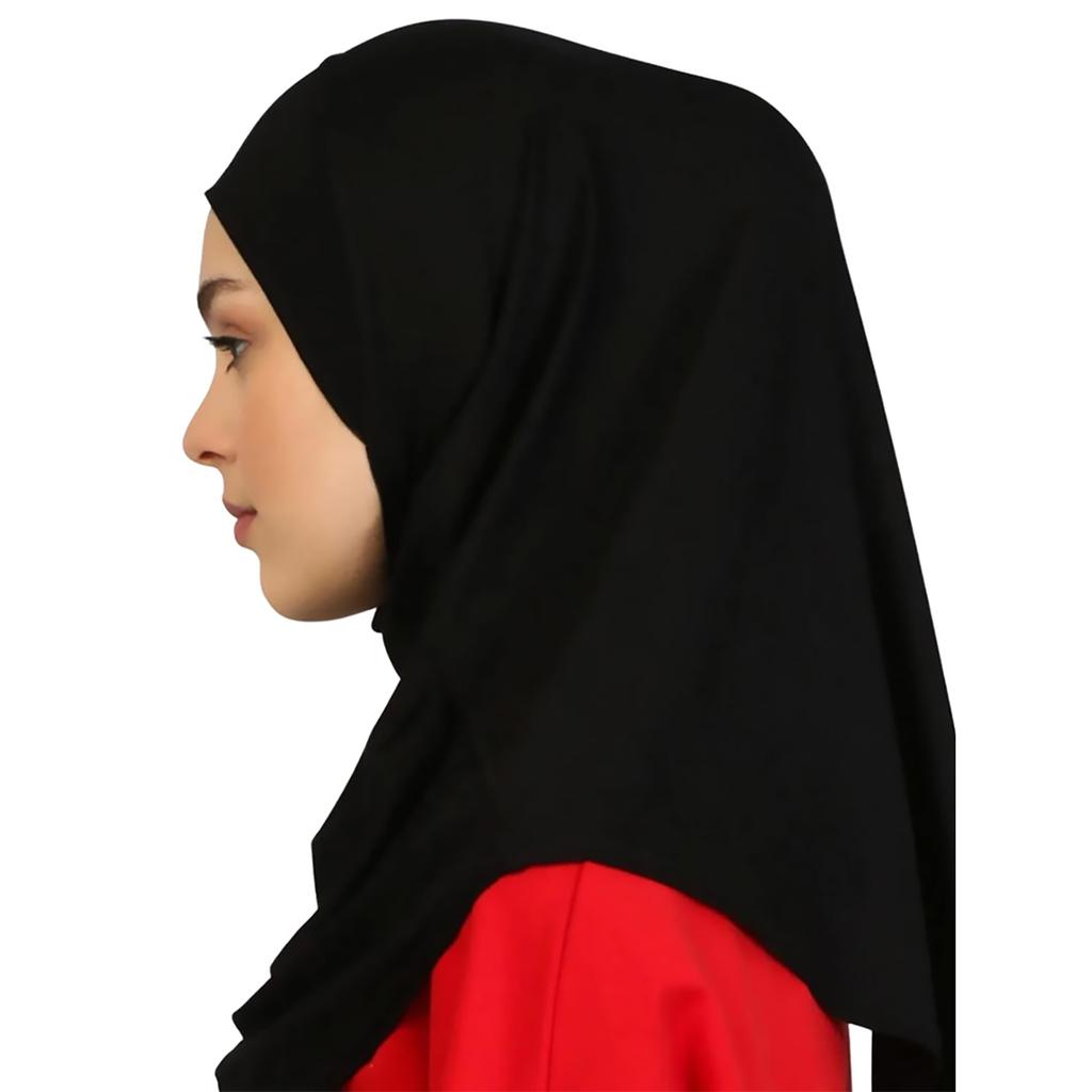 New Jersey Hijabs for Woman Muslim Hijab Caps Full Turban Cap Hair Wraps for Women Turban Headband Bonnet Hijab Instant Hijab