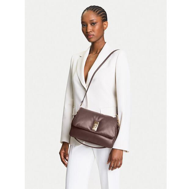 Bag Tommy Hilfiger Tommy Hilfiger Soft Leather Conv Crossover AW0AW17638 Brown