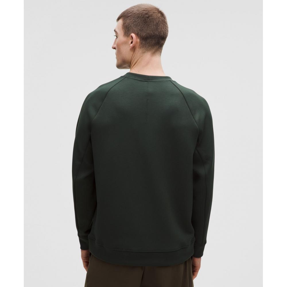 Lululemon Smooth Spacer Classic Fit Crew Rainforest Green