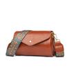 New Women's Messenger Bag Fashionable Multi-compartment Cylindrical Bag Soft Leather Texture Large Capacity Light Casual Shoulder Bag