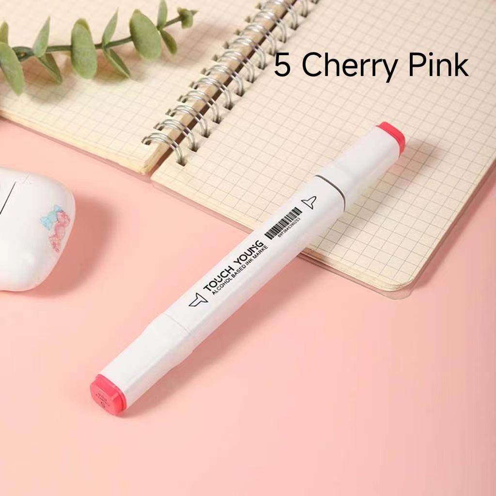 6th Gen Double Tip White Square Barrel Oil-Based Marker for Drawing & Hand-Painting