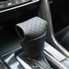 Leder Schalthebelmanschette Automatikgetriebe Seitenwählhebelabdeckung Reparatur abgenutzter Schalthebelmanschetten DIY Auto Innenraum für Auto SUV/LKW