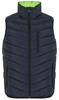 Chiemsee Winter Jacket - Men's Soft Vest with a Fashionable Quilted Pattern (22213201) Dark Blue/yellow Color
