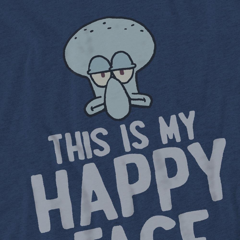 SpongeBob SquarePants Unisex Adult Happy Face T-Shirt