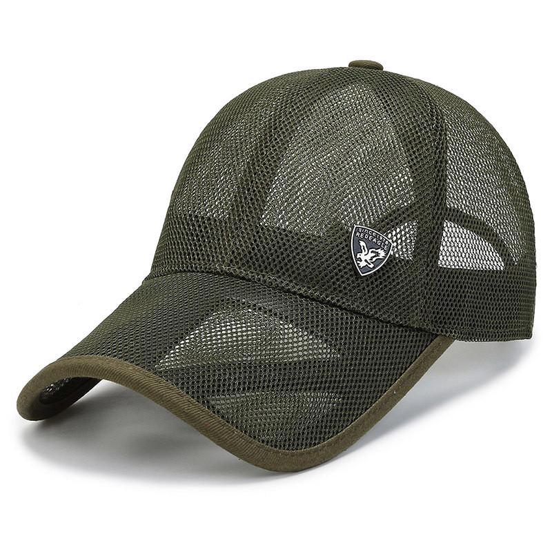 Mens Adjustable Summer Baseball Hat With Ventilated Design For Fishing And Beach