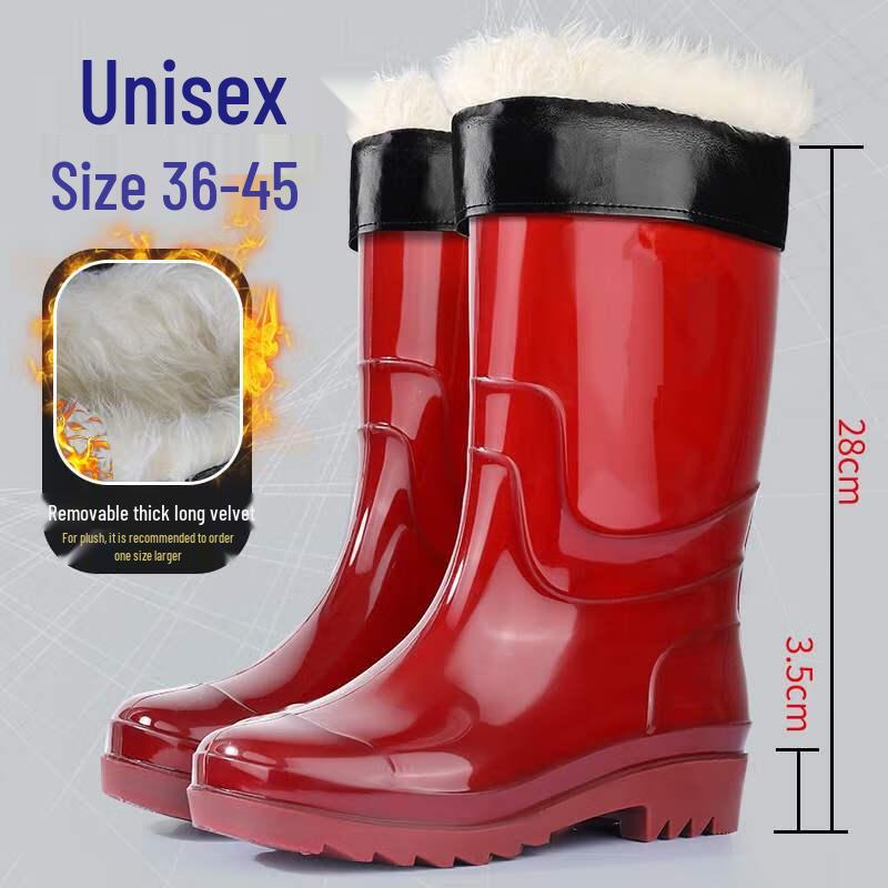 

DAXTE High-Top Anti-Slip Work Rain Boots 36-45