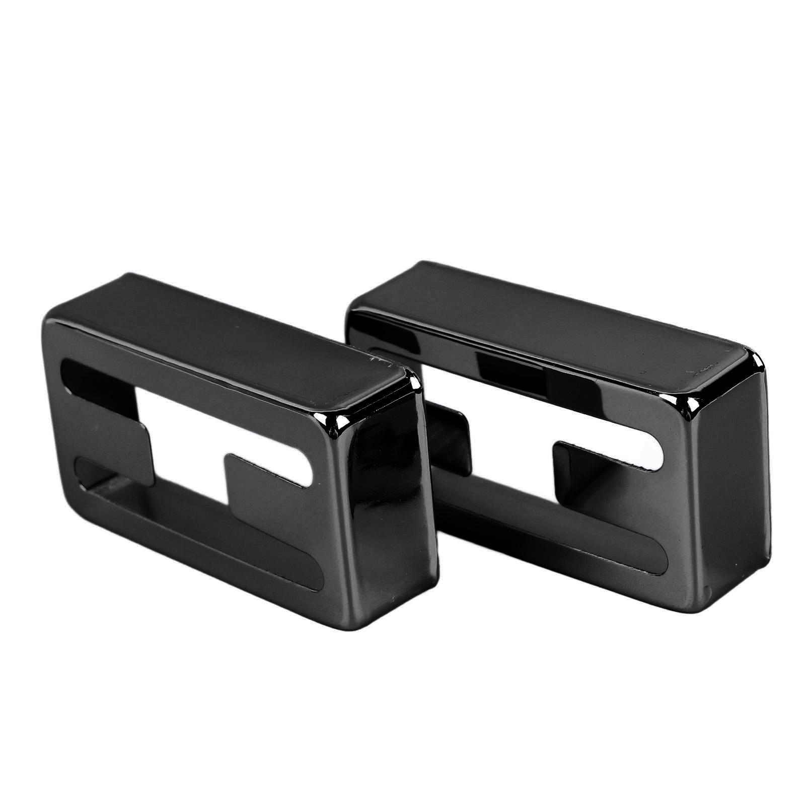 2 Pcs Guitar Pickup Cover H Hole Brass High Hardness Electric Guitar Double Coil Pickup