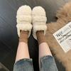 Fashion Women Shoes Autumn Loafers Fur Modis Round Toe Female Footwear Soft Casual Sneaker Fall Comfortable New 2025 Dress Moccasin Lace