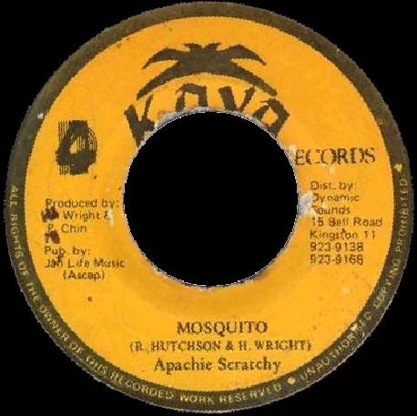 

7inch Record APACHE SCRATCHY Mosquito NONE Kaya Records Jamaica Reggae Ska Dub Used