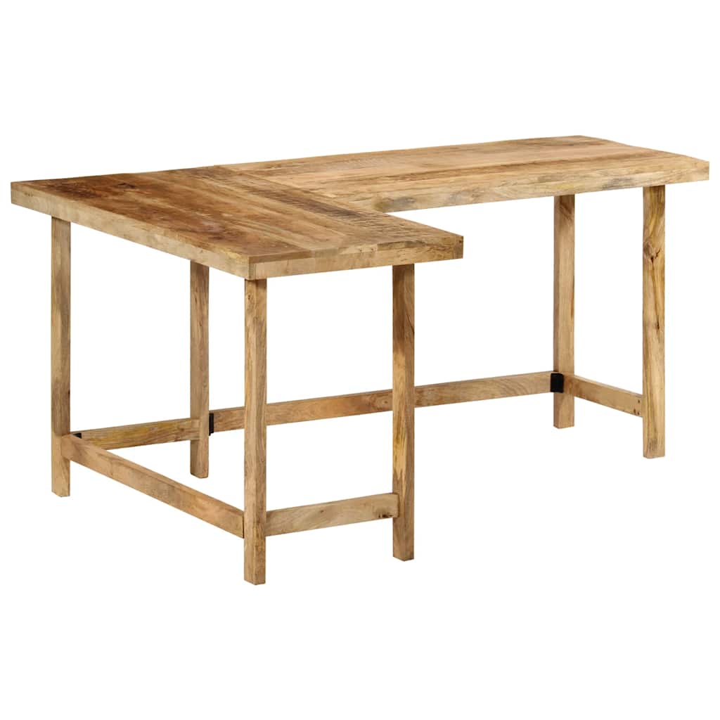 Vidaxl Scrivania, 165X110X75 Cm, Legno di Mango Chiaro