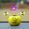 Solar Automatic Swing Solar Flower Car Ornaments