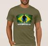 Brazil Flag BJJ Brazilian Jiu Jitsu MMA Training TShirt 100 Cotton ONeck Short Sleeve Summer Casual Mens Tshirt Streetwear