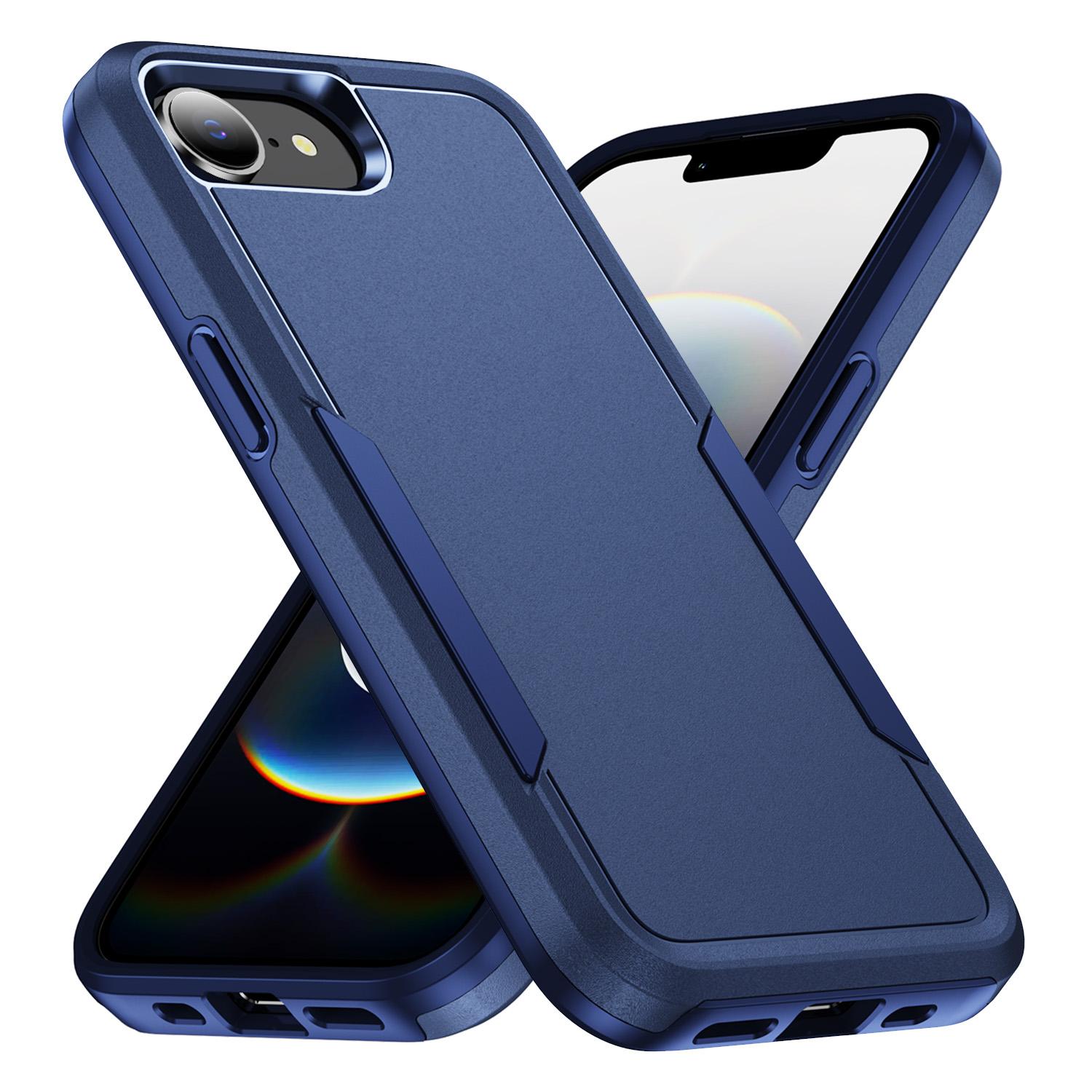 

Двошаровий міцний чохол-броня для Iphone 16e 17 Pro Max 16 Plus 13 12 14 15 16 Pro Max 17 Air Iphone16e Iphone17 iPhone 15 Pro Max темно-синього кольору
