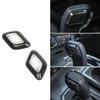 Carbon Fiber Gear Shift Knob Trim Cover Decoration Bezel for Ford F150 2015-