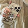Cross English Cat & Mouse Design Phone Case for Apple 17/16/15/13 Pro Max & 12/11 Soft X