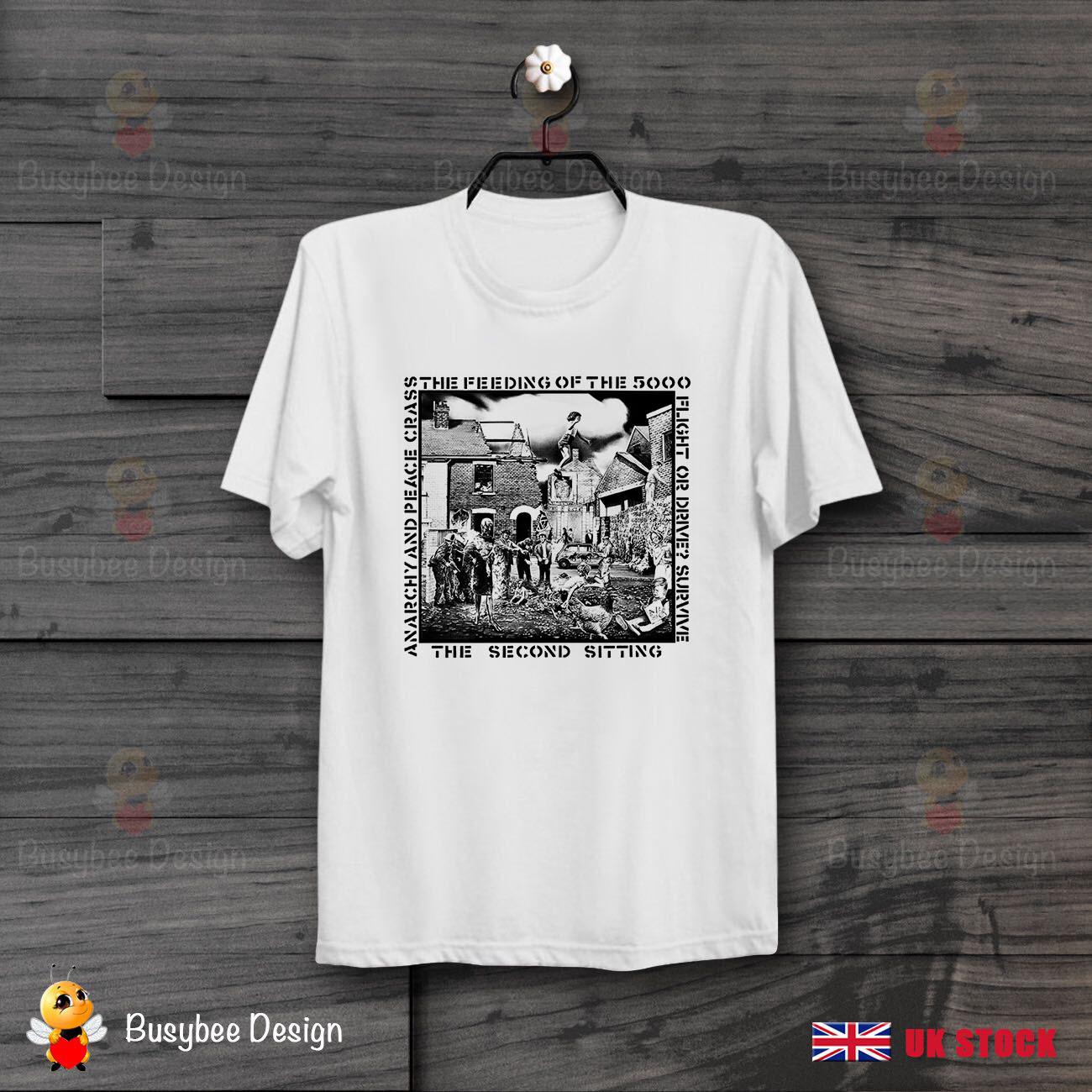 The Feeding Of The 5000 Crass Cool Unisex T Shirt Mens Womens Tees Top B414 S