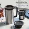 LOCK&LOCK Insulated Stainless Steel Office Mug