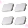 4Pcs Mini Tinplate Candy Boxes Portable Packaging Storage Containers for Wedding Party Birthday Gift Treat Crafts Flat Silver