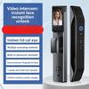 Smart Lock 3D Visual Intercom Facial Recognition Smart Door Lock Automatic Fingerprint Lock Household Wooden Door Lock Password Lock