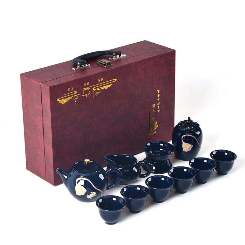 Zhishi Ge Kiln Lotus Kung Fu Tea Set