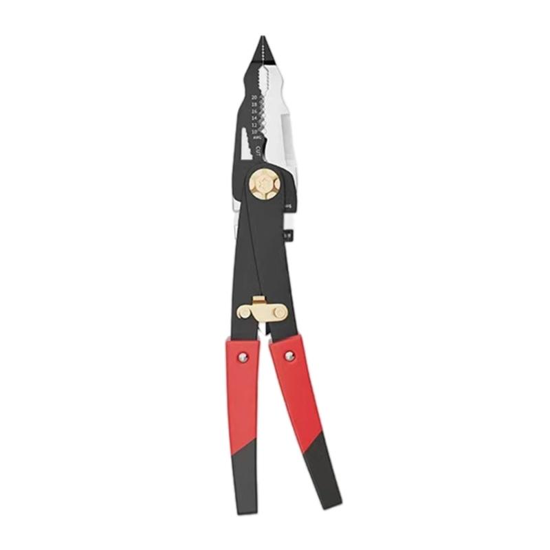 

Double Purpose Pliers and Wire Stripper Flip Design High Carbon Steel For Electrical Work And Metal Cutting 1