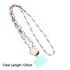 120cm Phone Holder Strap Flower Braided Hanging Rope Ins Mobile Phone Lanyard  Women