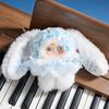 Three Little Hairy Snow Night Tea Party Plush Doll Blind Box - Cute Hand-Painted Cartoon Figure Ornament Gift