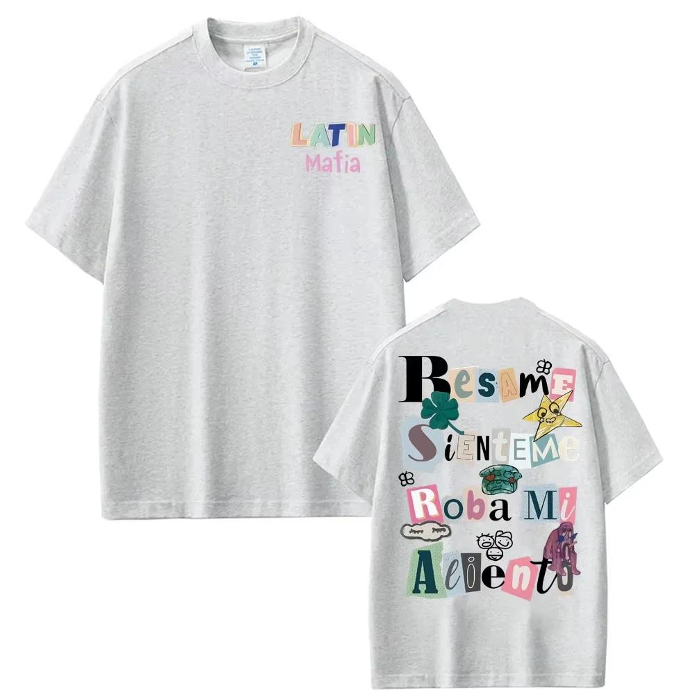 Rock Band Latin Mafia Album Printed T Shirts Men Women Cotton High Quality Tshirts Fashion Punk Hip Hop New Tshirts Streetwear S