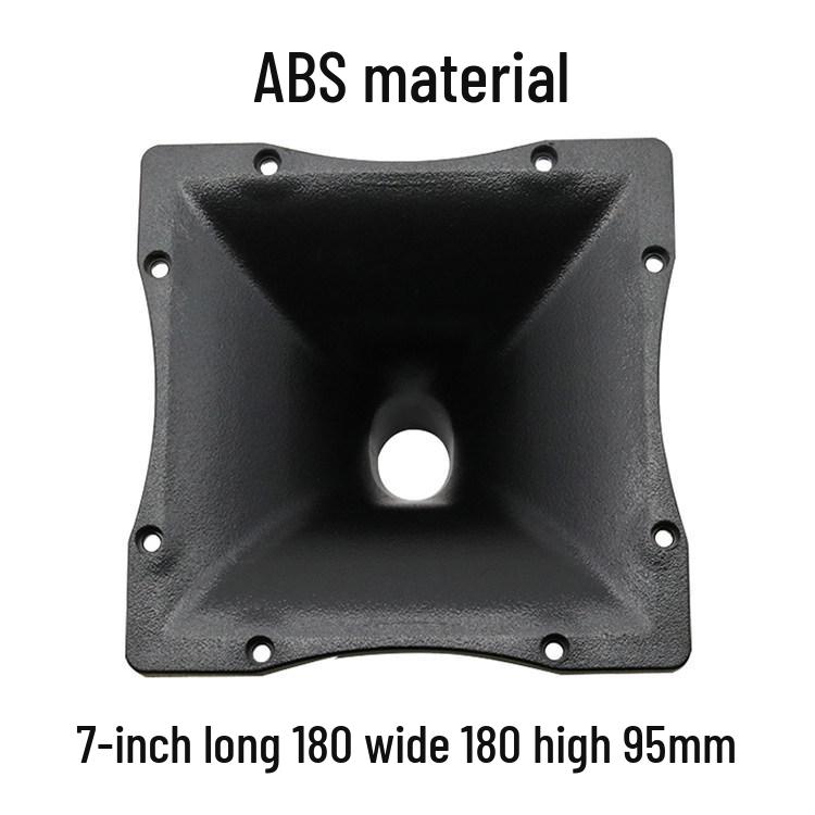 Speaker Tweeter Horn Driver: 4-14 inch, Flat/Screw Mouth, Plastic Horn