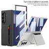 Samsung Z Fold7 Ultra-Thin Leather Phone Case with Card Holder & Stand