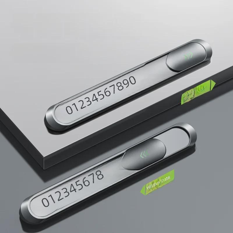 Luminous Metal Car Temporary Parking Sign with Phone Number