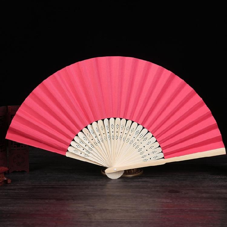 Handheld Fan Blank Folding Fan DIY Wedding Decoration Bamboo Hand Held Fan Craft
