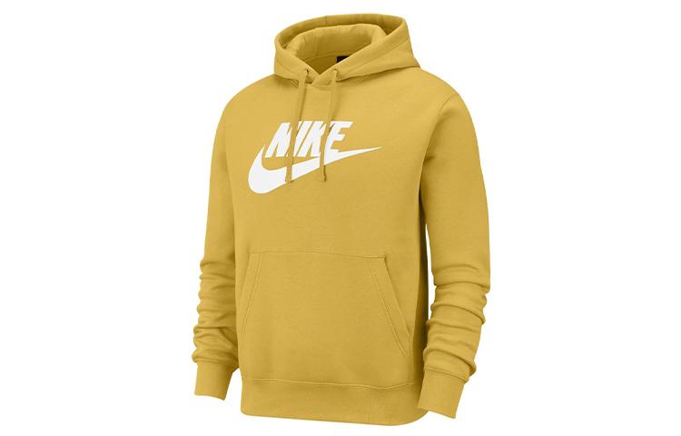 Мужские толстовки Nike Sun Dazed Yellow с капюшоном, средней посадки, regular, BV2974-761 XXL