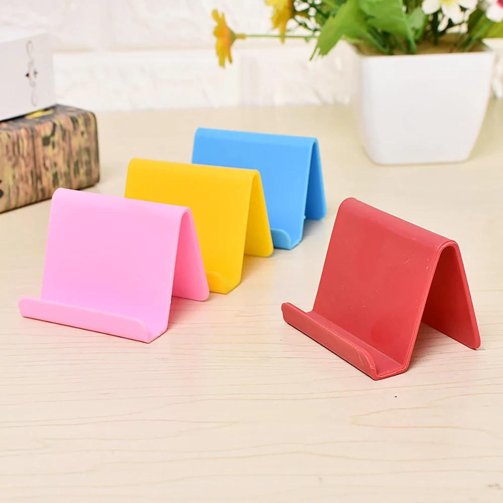 Mini Portable Kitchen Phone Holder Universal Movable Mini Lazy Bracket Fashion Convenience Cellphone Tablet Mount Plastic Stand