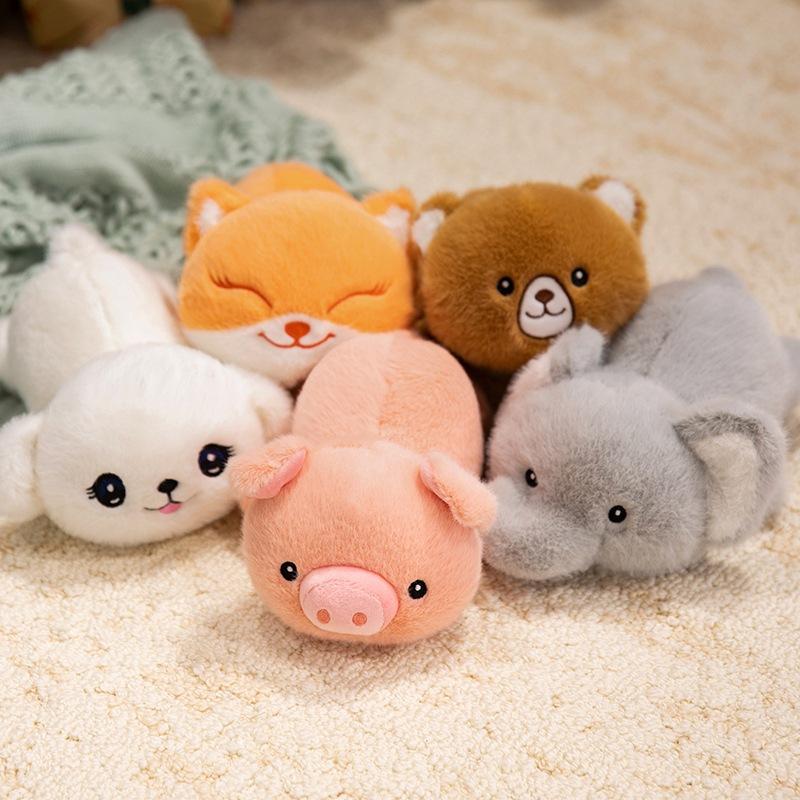 Cute Cute Bear Elephant Doll Plush Toy Puppy Dog Fox Doll Children Soothing Doll